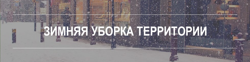 Зимняя уборка